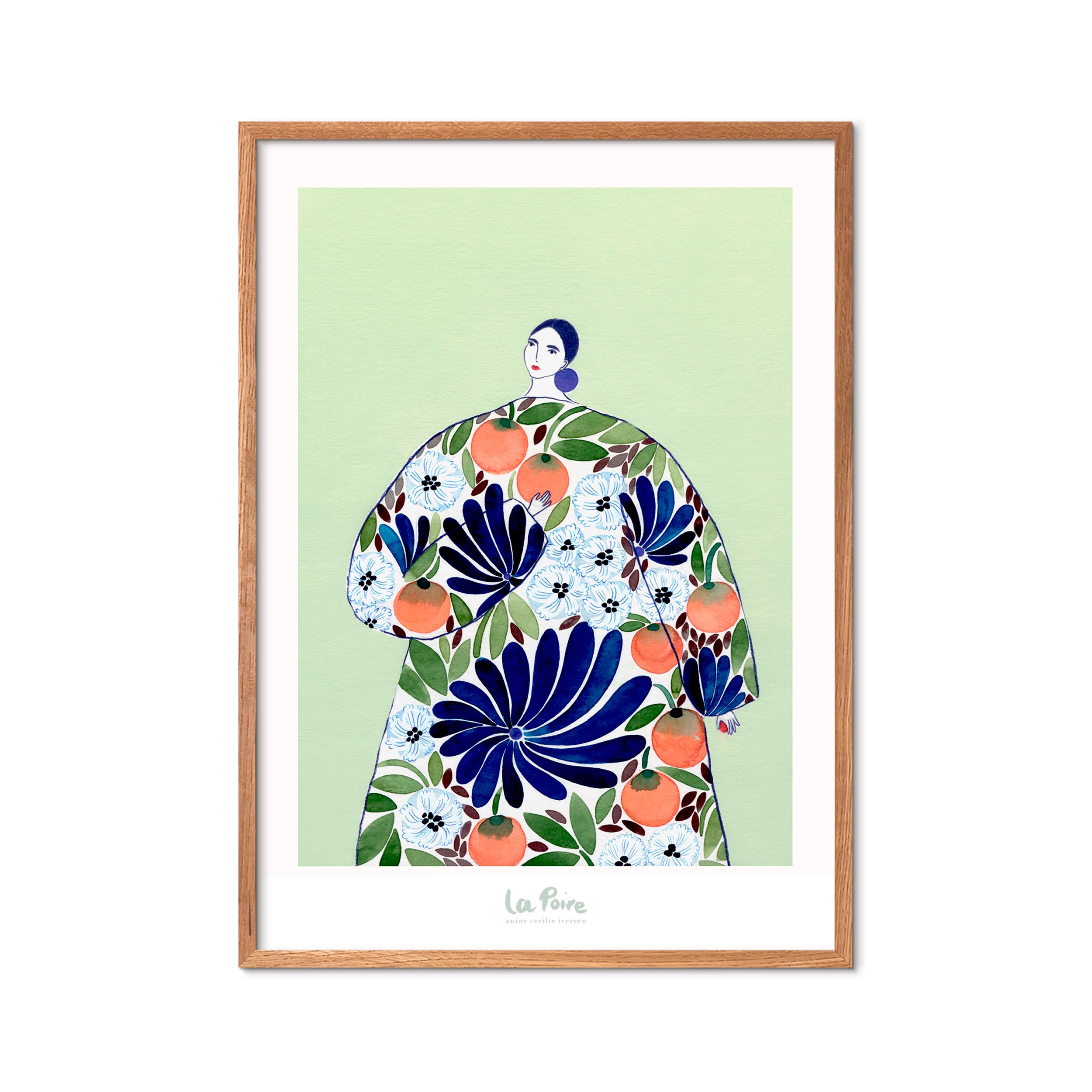 La Poire Orange Coat plakat - A3